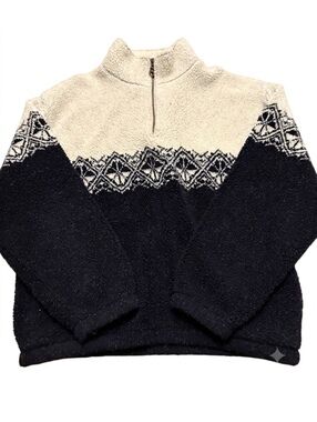 Consensus Nordic Sherpa Fleece Quarter-Zip Pullover - Size Large